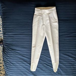 Gorgeous Bogner vintage chic wool-blend stretch stirrup ski pants